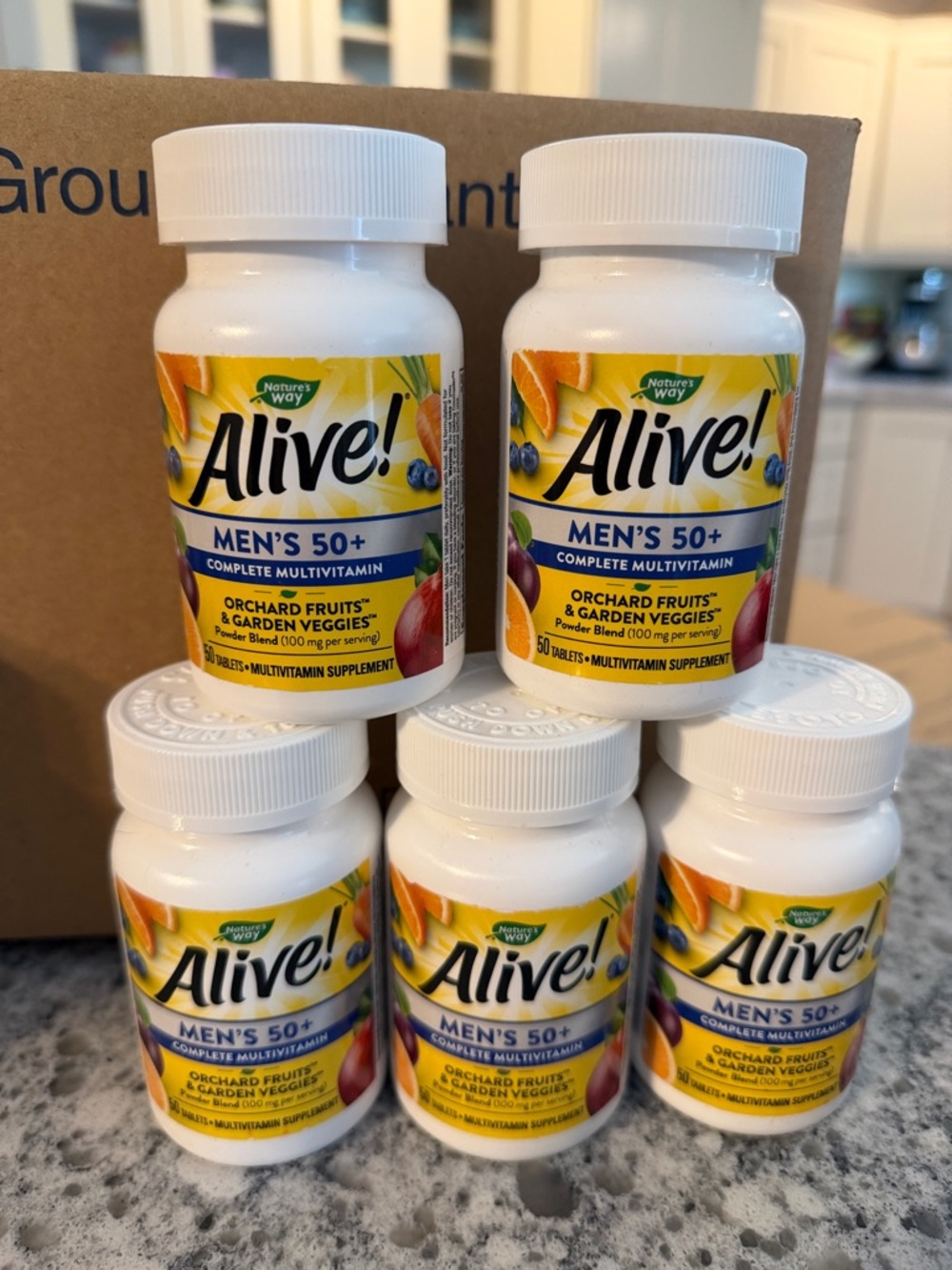 Alive brand men’s multi vitamin bundle